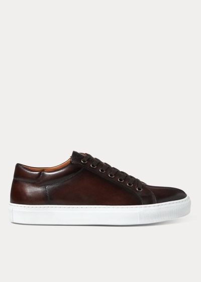 Pánské Tenisky Ralph Lauren Severn Calfskin - 36975-POLW